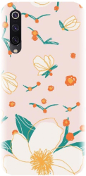 Husa din silicon compatibila cu Xiaomi Mi 9 - model Floral 