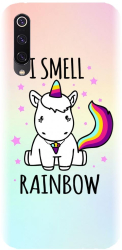 Husa din silicon compatibila cu Xiaomi Mi 9 - model I smell rainbow