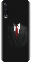 Husa din silicon compatibila cu Xiaomi Mi 9 - model Mystery Man In Suit 
