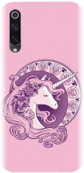 Husa din silicon compatibila cu Xiaomi Mi 9 - model Purple Unicorn 