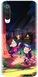 Husa din silicon compatibila cu Xiaomi Mi 9 Pro - model Gravity Falls 