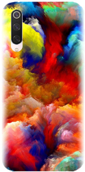 Husa din silicon compatibila cu Xiaomi Mi 9 Pro - model Oil Painting Colorful Strokes 