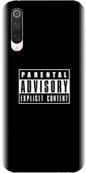 Husa din silicon compatibila cu Xiaomi Mi 9 Pro - model Parental Advisory 