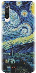Husa din silicon compatibila cu Xiaomi Mi 9 Pro - model The Starry Night 