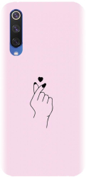 Husa din silicon compatibila cu Xiaomi Mi 9SE - model Simple Love 
