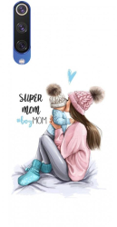Husa din silicon compatibila cu Xiaomi Mi 9SE - model Super mama 