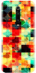 Husa din silicon compatibila cu Xiaomi Mi 9T - model Colorful Abstract 