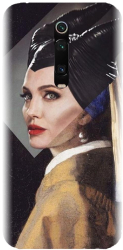 Husa din silicon compatibila cu Xiaomi Mi 9T Pro - model Girl With A Pearl 