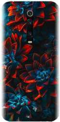 Husa din silicon compatibila cu Xiaomi Mi 9T Pro - model Planta Suculenta 