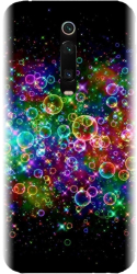 Husa din silicon compatibila cu Xiaomi Mi 9T Pro - model Rainbow Colored Soap Bubbles
