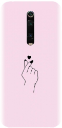 Husa din silicon compatibila cu Xiaomi Mi 9T Pro - model Simple Love 