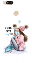 Husa din silicon compatibila cu Xiaomi Mi A1 - model Super mama 