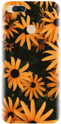 Husa din silicon compatibila cu Xiaomi Mi A1 - model Yellow Flowers 