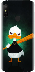 Husa din silicon compatibila cu Xiaomi Mi A2 Lite - model Duck With A Bat 