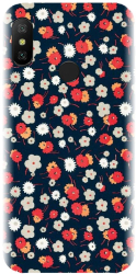 Husa din silicon compatibila cu Xiaomi Mi A2 Lite - model Floral Colorat 