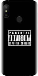 Husa din silicon compatibila cu Xiaomi Mi A2 Lite - model Parental Advisory 