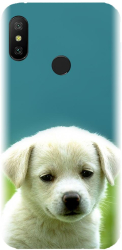 Husa din silicon compatibila cu Xiaomi Mi A2 Lite - model Puppy Style 