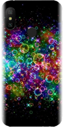 Husa din silicon compatibila cu Xiaomi Mi A2 Lite - model Rainbow Colored Soap Bubbles 