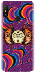 Husa din silicon compatibila cu Xiaomi Mi A2 Lite - model Trippy Sun 