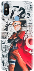 Husa din silicon compatibila cu Xiaomi Mi A2 - model Naruto Aesthetic 