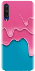 Husa din silicon compatibila cu Xiaomi Mi A3 - model Pink Liquid Dripping 