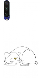Husa din silicon compatibila cu Xiaomi Mi A3 - model Sailor Moon Neko 