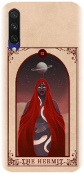 Husa din silicon compatibila cu Xiaomi Mi A3 - model Tarot The Hermit 