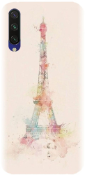 Husa din silicon compatibila cu Xiaomi Mi A3 - model Turnul Eiffel 