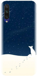 Husa din silicon compatibila cu Xiaomi Mi A3 - model Winter Night 