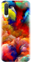Husa din silicon compatibila cu Xiaomi Mi CC9 - model Oil Painting Colorful Strokes 