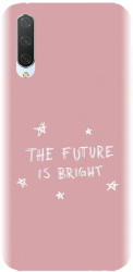 Husa din silicon compatibila cu Xiaomi Mi CC9 - model The Future Is Bright 