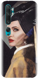 Husa din silicon compatibila cu Xiaomi Mi CC9 Pro - model Girl With A Pearl