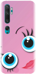 Husa din silicon compatibila cu Xiaomi Mi CC9 Pro - model Girly Pink 