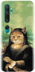 Husa din silicon compatibila cu Xiaomi Mi CC9 Pro - model Meowna Lisa 