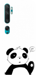 Husa din silicon compatibila cu Xiaomi Mi CC9 Pro - model Panda Cellphone 