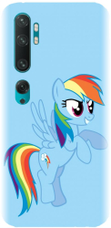 Husa din silicon compatibila cu Xiaomi Mi CC9 Pro - model Rainbow dash 