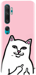Husa din silicon compatibila cu Xiaomi Mi CC9 Pro - model White Cat 
