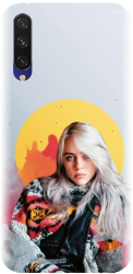 Husa din silicon compatibila cu Xiaomi Mi CC9e - model Billie Eilish 