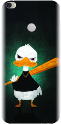 Husa din silicon compatibila cu Xiaomi Mi Max 2 - model Duck With A Bat 