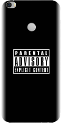 Husa din silicon compatibila cu Xiaomi Mi Max 2 - model Parental Advisory 