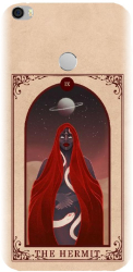 Husa din silicon compatibila cu Xiaomi Mi Max 2 - model Tarot The Hermit 