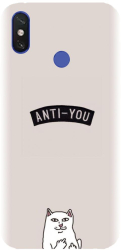 Husa din silicon compatibila cu Xiaomi Mi Max 3 - model Anti You 