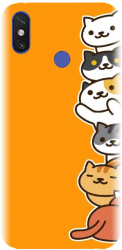 Husa din silicon compatibila cu Xiaomi Mi Max 3 - model Cat Tower 