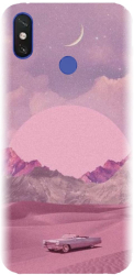 Husa din silicon compatibila cu Xiaomi Mi Max 3 - model Collage Pink 