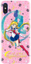 Husa din silicon compatibila cu Xiaomi Mi Max 3 - model Sailor Moon 