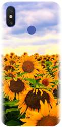 Husa din silicon compatibila cu Xiaomi Mi Max 3 - model Sunflowers 