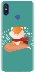 Husa din silicon compatibila cu Xiaomi Mi Max 3 - model Winter Fox 