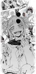 Husa din silicon compatibila cu Xiaomi Mi Mix 2 - model Anime Himiko Toga 