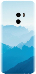 Husa din silicon compatibila cu Xiaomi Mi Mix 2 - model Blue Mountain Crests 