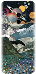 Husa din silicon compatibila cu Xiaomi Mi Mix 2 - model Collage